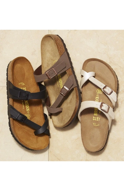 Shop Birkenstock Mayari Birko-flor Sandal In Golden Brown