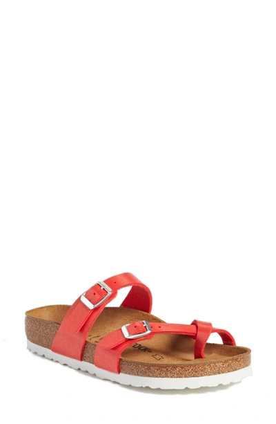 Shop Birkenstock 'mayari' Birko-flor(tm) Sandal In Graceful Hibiscus Leather