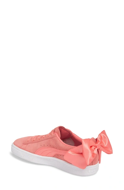 Shop Puma Bow Sneaker In Shell Pink/ Shell Pink