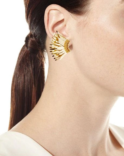 Shop Mignonne Gavigan Mini Madeline Statement Earrings In Gold
