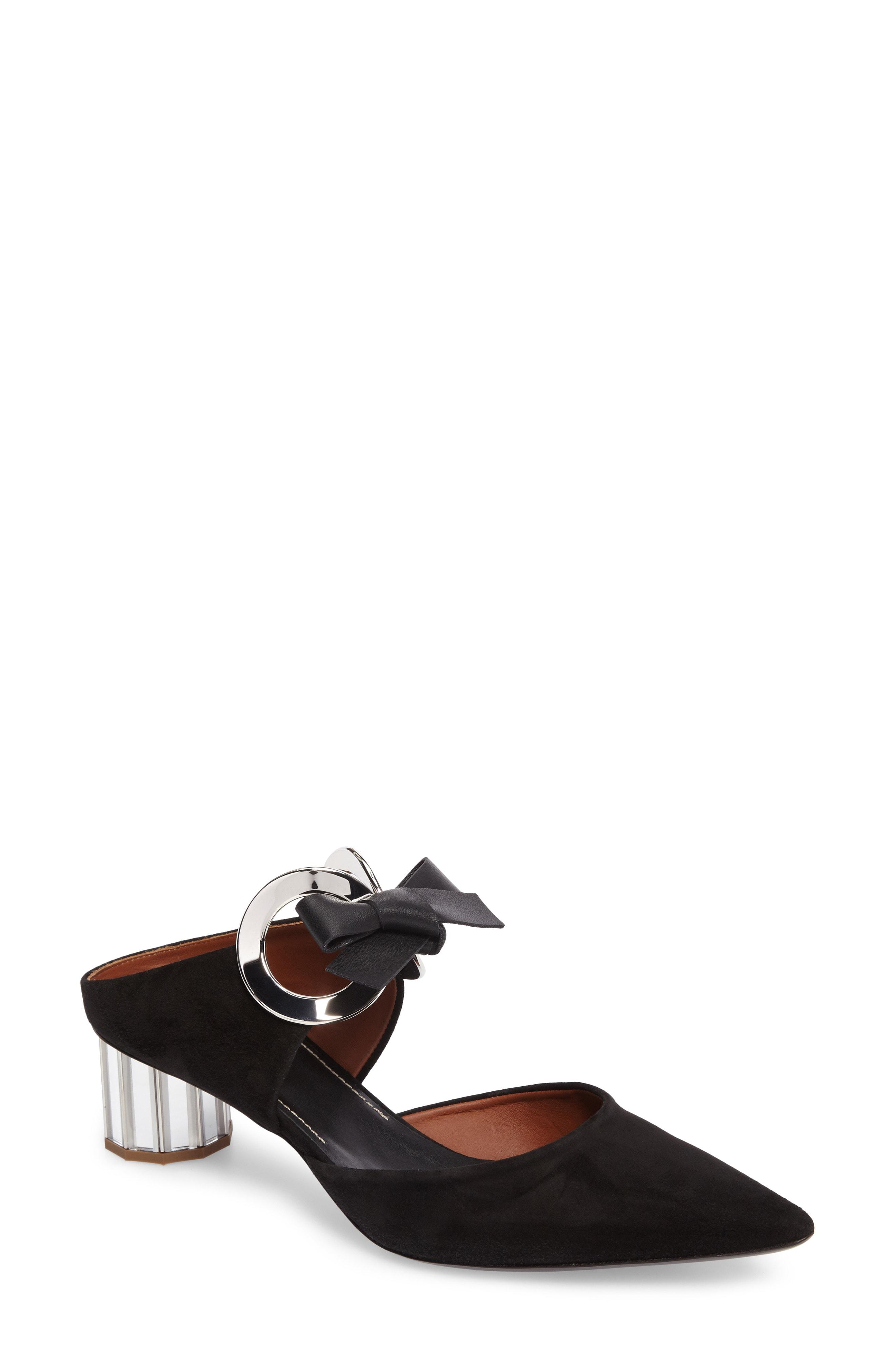 proenza schouler shearling lined leather mules