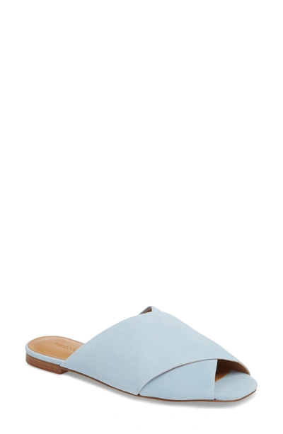 Shop Rebecca Minkoff Anden Slide Sandal In Cloud Suede