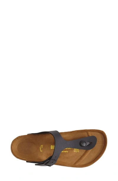 Shop Birkenstock 'gizeh' Birko-flor Thong Sandal In Black