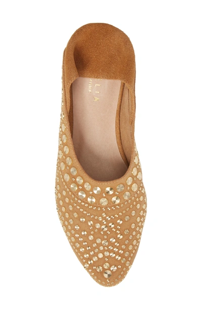 Shop Cecelia New York Mojito Convertible Flat In Sand Suede