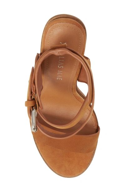 Shop Alias Mae Abeba Block Heel Sandal In Tan Leather