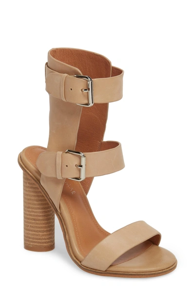 Shop Alias Mae Abeba Block Heel Sandal In Natural Leather