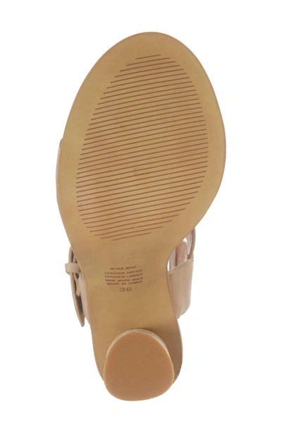 Shop Alias Mae Abeba Block Heel Sandal In Natural Leather