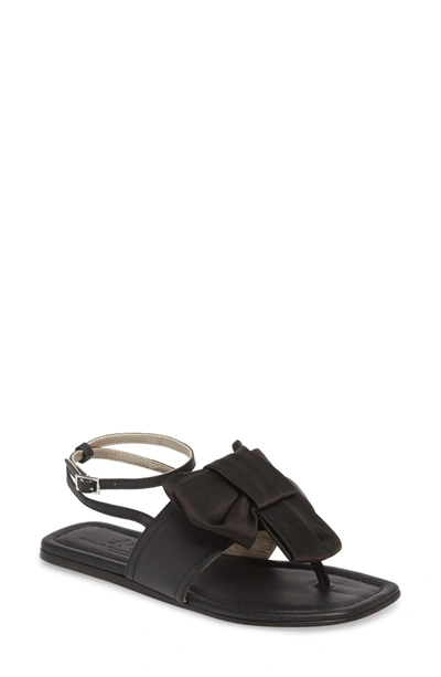 Shop Agl Attilio Giusti Leombruni Ankle Strap Sandal In Black Leather