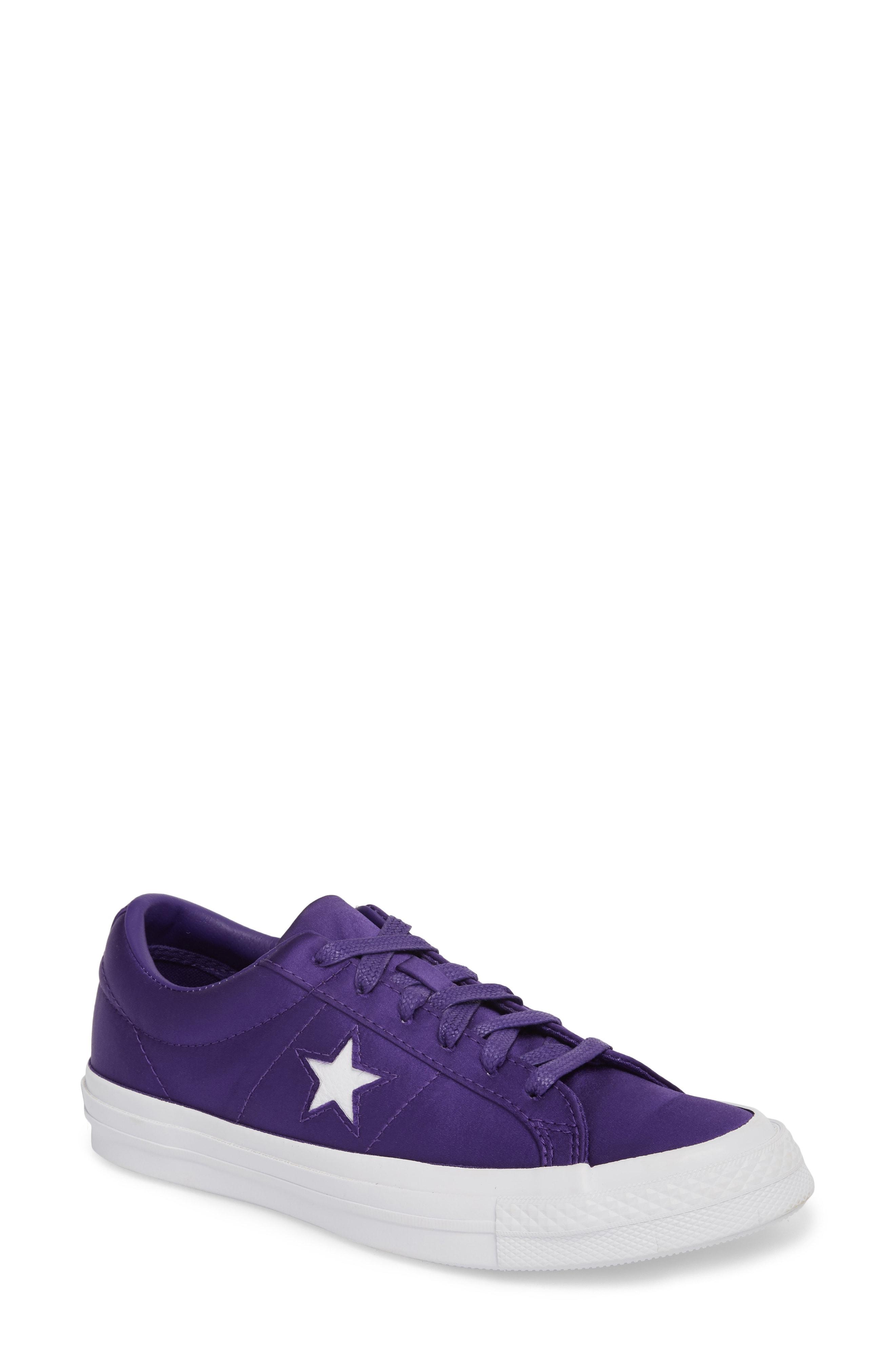converse one star court purple