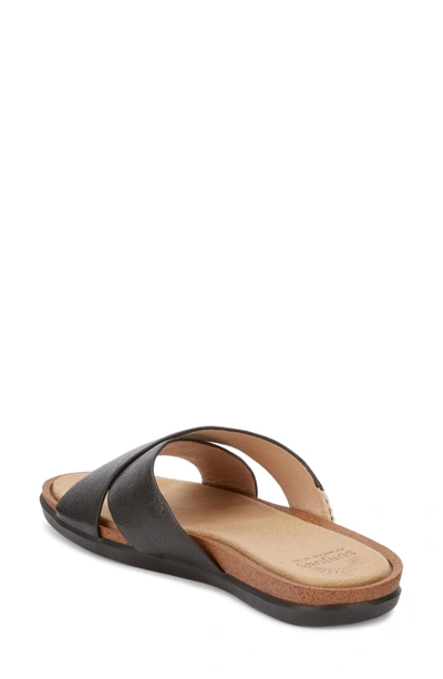 Shop G.h. Bass & Co. Stella Slide Sandal In Black Leather