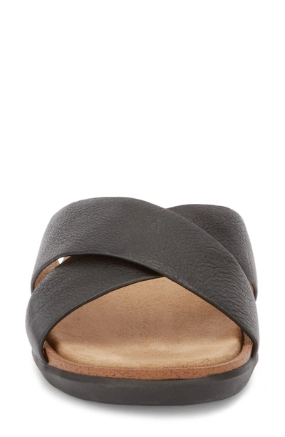 Shop G.h. Bass & Co. Stella Slide Sandal In Black Leather