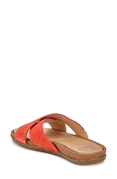 Shop G.h. Bass & Co. Stella Slide Sandal In Roma Red Suede