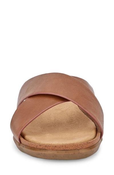 Shop G.h. Bass & Co. Stella Slide Sandal In Brown Leather