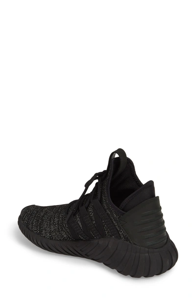 Shop Adidas Originals Tubular Dawn Primeknit Sneaker In Core Black