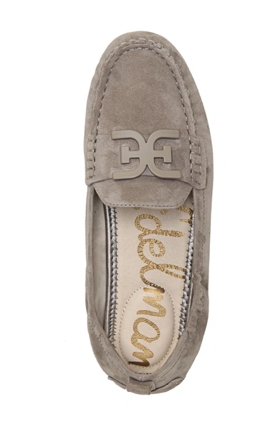 Shop Sam Edelman Farrell Moccasin Loafer In Putty Suede