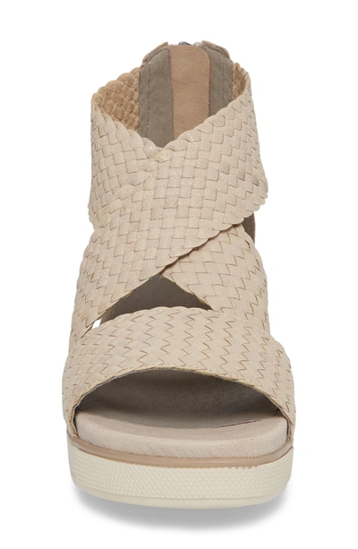 Shop Eileen Fisher Sport Sandal In Bone Leather