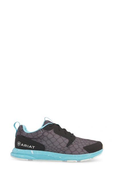 Shop Ariat Fuse Print Sneaker In Grey Snake Print