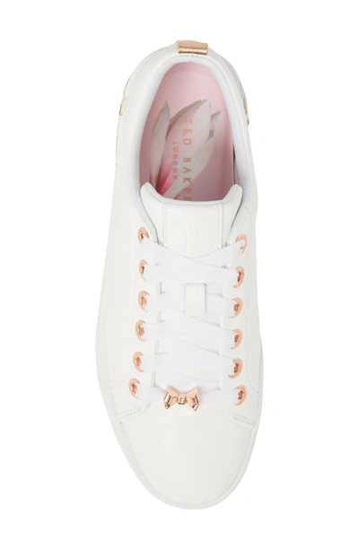 Ted Baker Women's Kelleip Leather Lace Up Platform Sneakers In White |  ModeSens