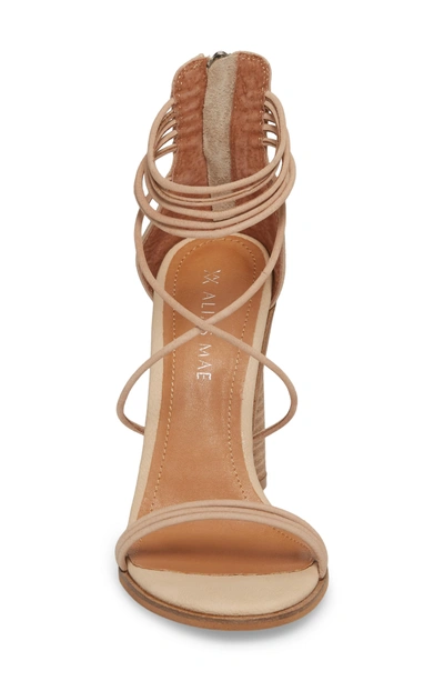 Shop Alias Mae Aflux Tall Strappy Sandal In Natural Leather