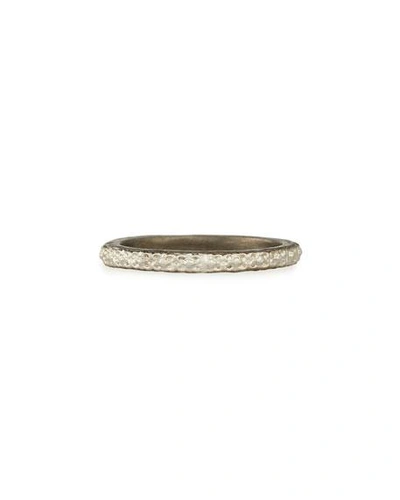 Shop Armenta New World Carved Silver Stackable Ring