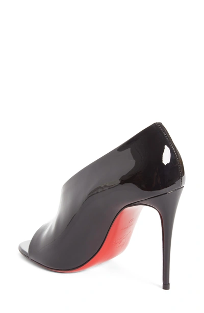 Shop Christian Louboutin Phoebe Half D'orsay Sandal In Black Patent