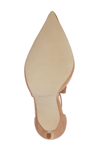 Shop Steve Madden Heart Tie Pump In Camel Nubuck