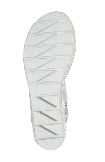 Shop Amalfi By Rangoni Balocco Sandal In Silver Leather