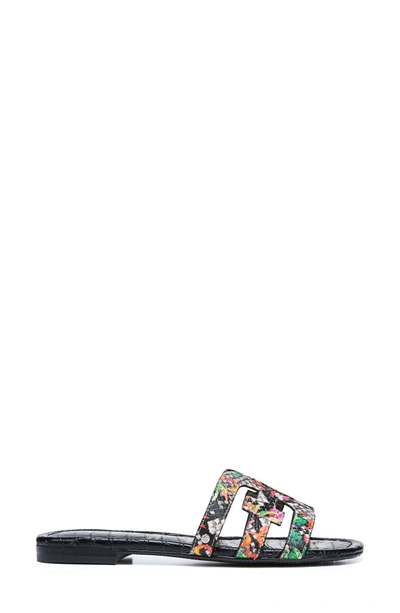 Shop Sam Edelman Bay Cutout Slide Sandal In Bright Multi Print