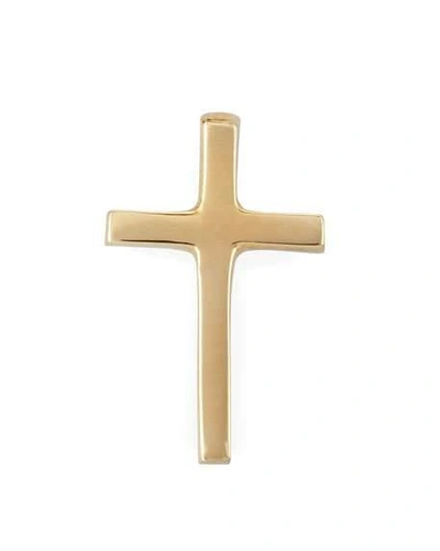 Shop Zoë Chicco 14k Solid Gold Cross Stud Earring