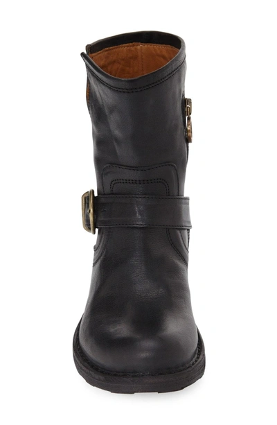 Shop Fiorentini + Baker 'eli' Buckle Strap Boot In Black Leather