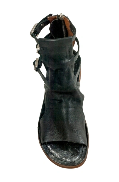 Shop As98 Ryde Sandal In Black Leather