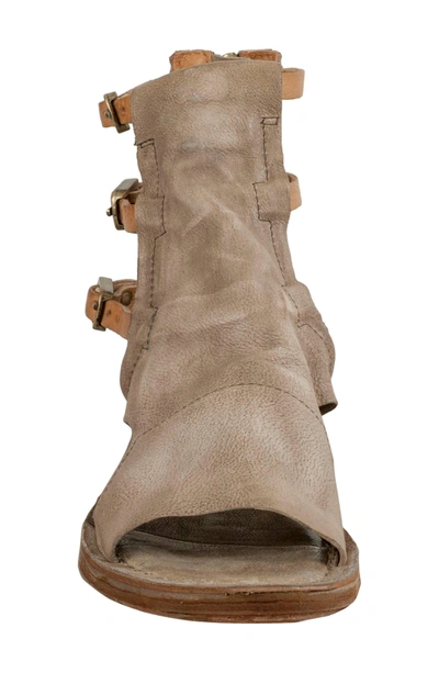 Shop As98 Ryde Sandal In Taupe Leather