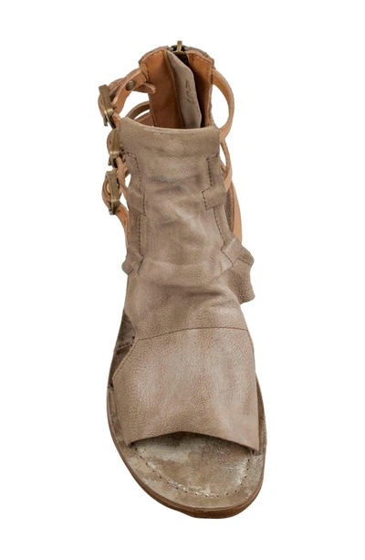 Shop As98 Ryde Sandal In Taupe Leather