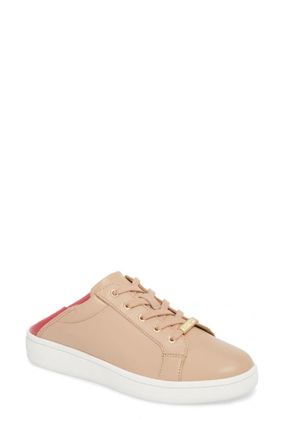 Shop Calvin Klein Danica Convertible Sneaker In Desert Sand Leather