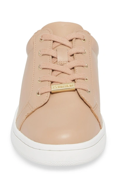 Shop Calvin Klein Danica Convertible Sneaker In Desert Sand Leather