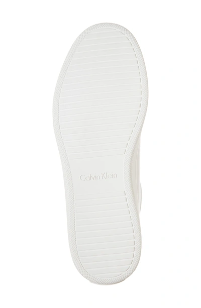 Shop Calvin Klein Danica Convertible Sneaker In White/ White Leather