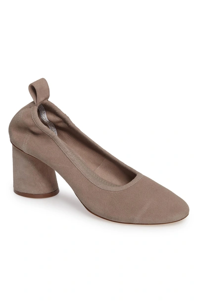 Shop Tory Burch Therese Statement Heel Pump In Duststorm
