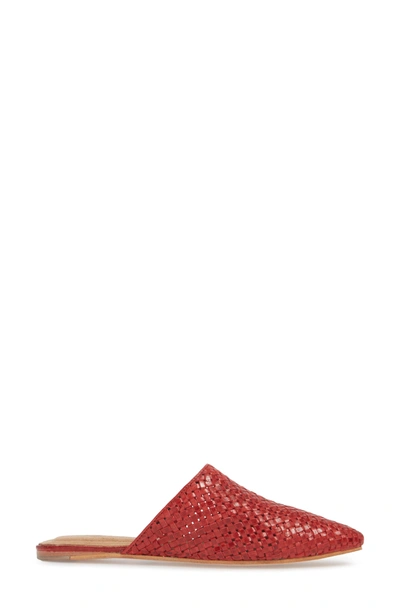 Shop Jeffrey Campbell Dashi Woven Mule In Red