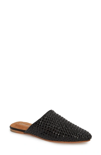 Shop Jeffrey Campbell Dashi Woven Mule In Black Patent