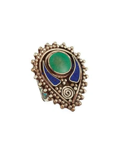 Shop Devon Leigh Lapis & Turquoise Ring