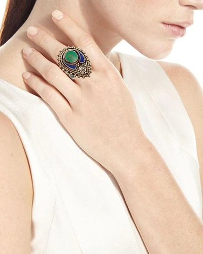 Shop Devon Leigh Lapis & Turquoise Ring