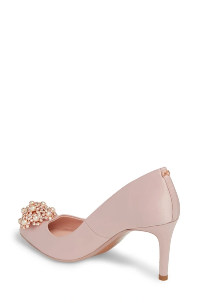 Ted Baker Peetch Light Pink Embellished Shoes - Pink | ModeSens