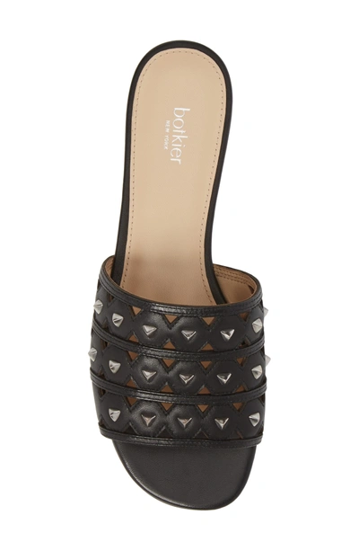 Shop Botkier Maeva Slide Sandal In Black Leather