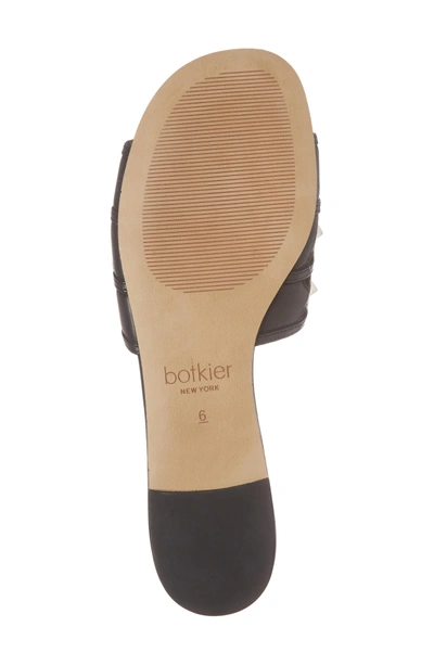 Shop Botkier Maeva Slide Sandal In Black Leather