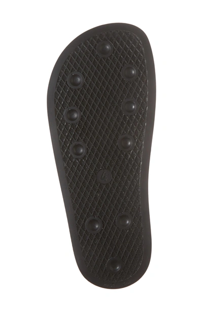 Shop Adidas Originals Adilette Slide Sandal In Core Black/ Granite