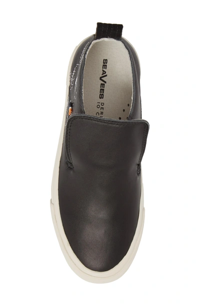 Shop Seavees X Derek Lam 10 Crosby Huntington Middie Slip-on Sneaker In Black Leather