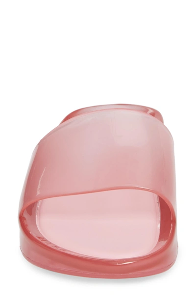 Shop Melissa Beach Slide Sandal In Pink Summer