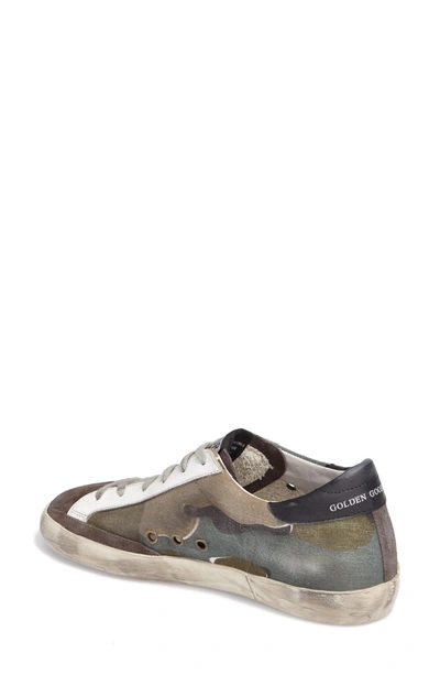 Shop Golden Goose Superstar Low Top Sneaker In Camou Grey