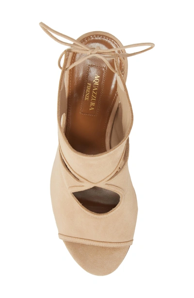 Shop Aquazzura Sexy Thing Sandal In Nude