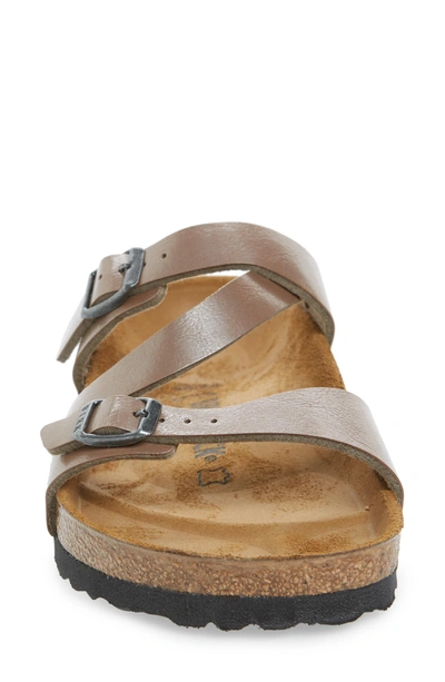 Shop Birkenstock Salina Slide Sandal In Graceful Hazel Leather